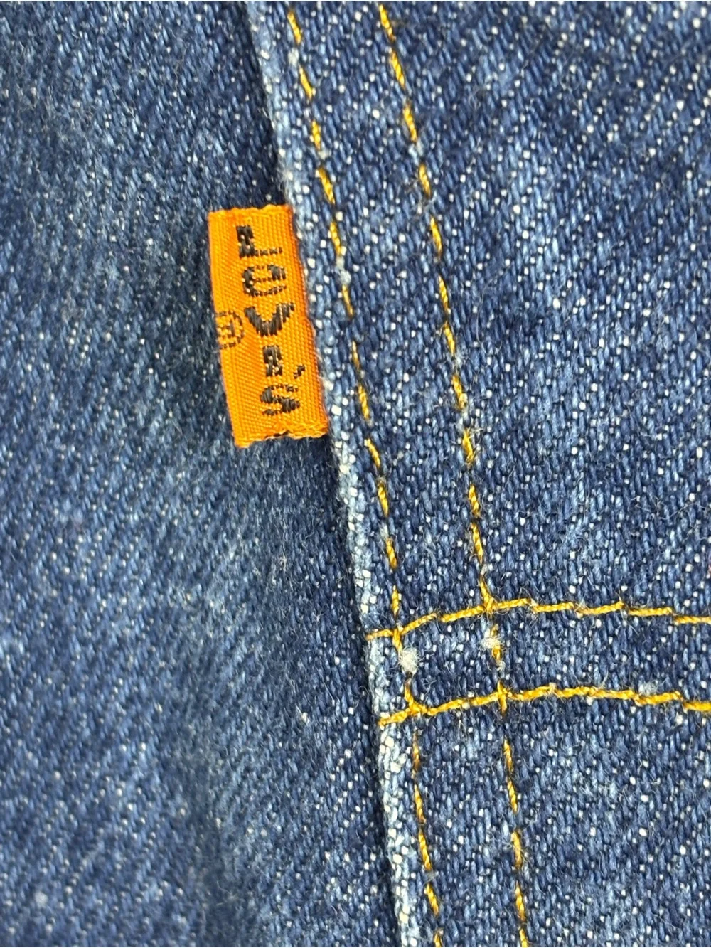 Vintage Levi's Orange Tab 80's 506 Straight Leg USA Men’s Jeans Indigo Sz 30x32